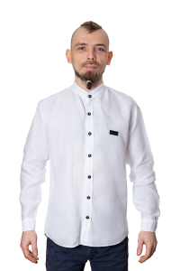 Camicia di canapa n. 1 bianca
